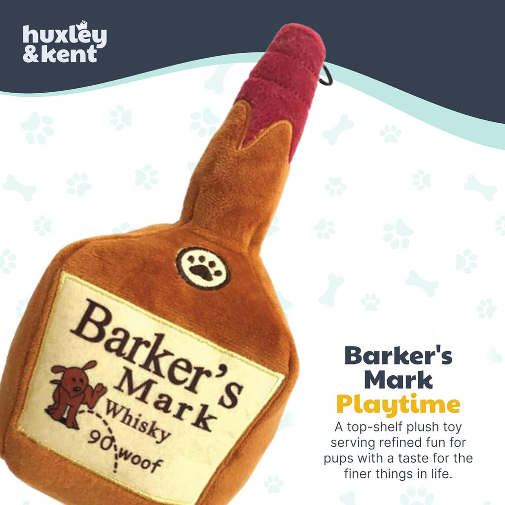 Power Plush Squeaky Dog Toy, Barker'S Mark, Large