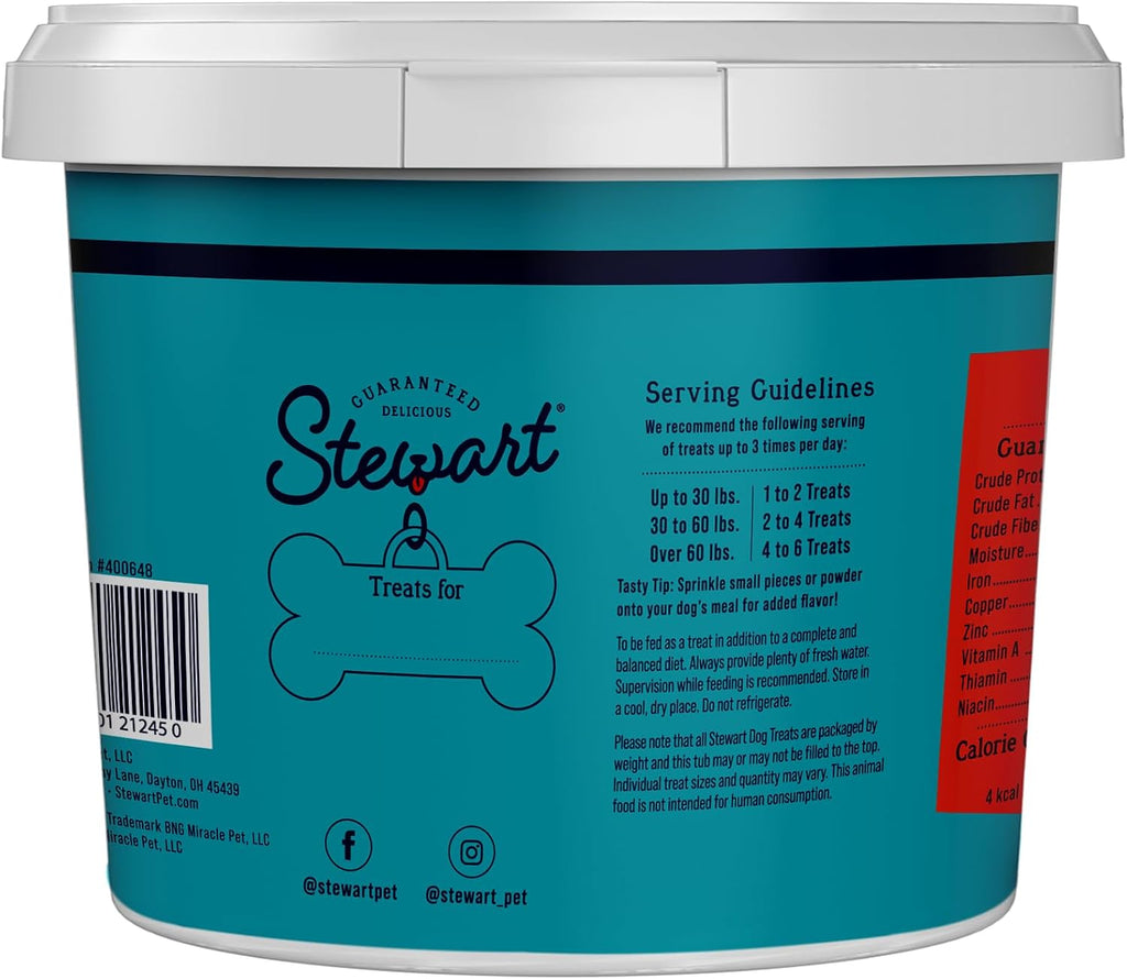 Freeze Dried Dog Treats, 100% Beef Liver, 14 Oz Tub