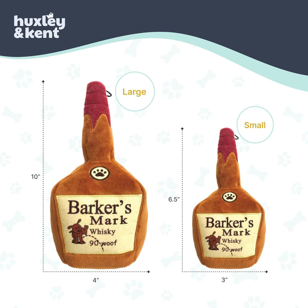 Power Plush Squeaky Dog Toy, Barker'S Mark, Large