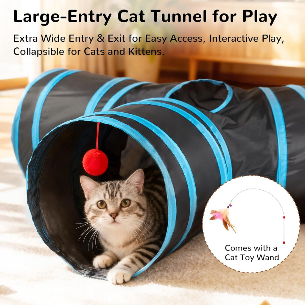 Pet Tunnel Tube Cat Toys, Cat Tunnels for Indoor Cats