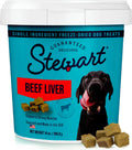 Freeze Dried Dog Treats, 100% Beef Liver, 14 Oz Tub