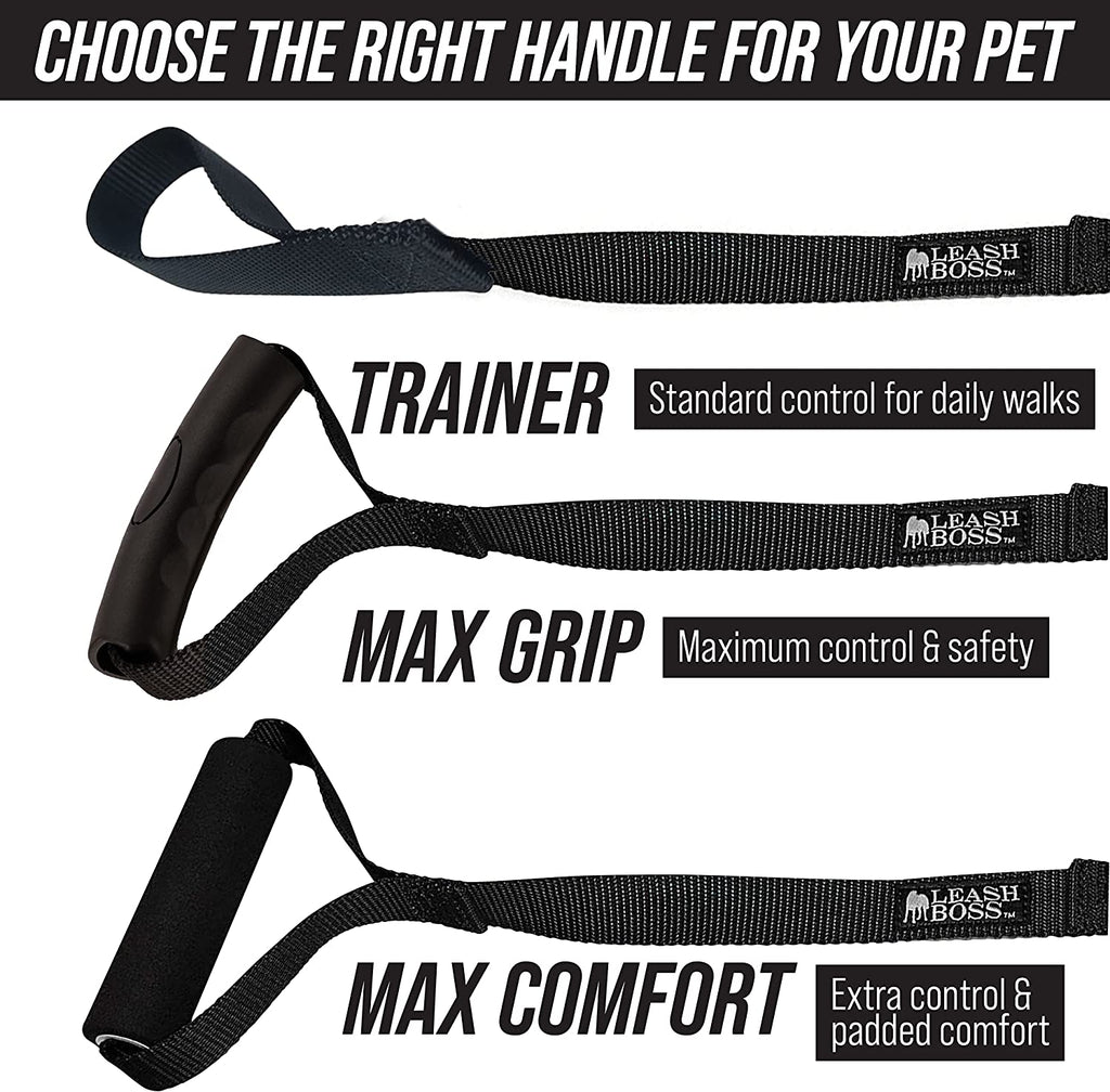 Free Range - 3/4 Inch Nylon Training Leash - for Large and Medium Dogs - Long Lead with Handle - Great for Training, Play, Camping, or Backyard (50 Ft, Orange)