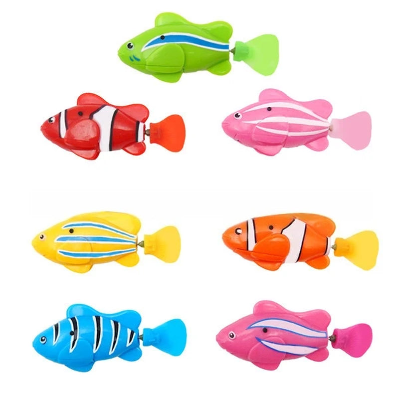 Cat Toys LED Inductive Interactive Swimming Robot Fish Toy Glowing Electric Fishs Stimulate Kitten Hunting Instinct Pet Fish Toy