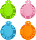 4 Packs Pet Food Can Covers Lids, Universal Size for Dog Cat Food
