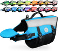 Dog Life Vest Front Float Dog Swim Vest, XS, Blue