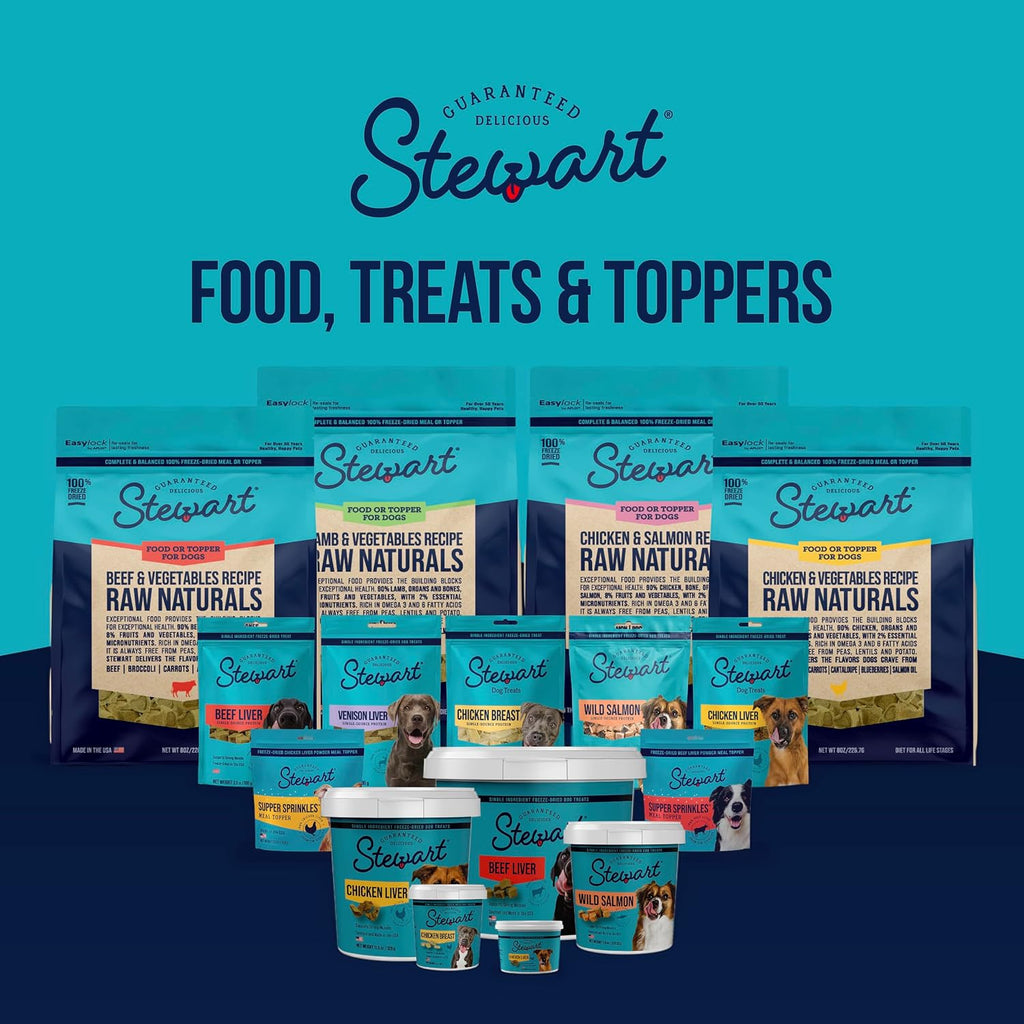Freeze Dried Dog Treats, 100% Chicken Liver, 1.5 Oz Tub