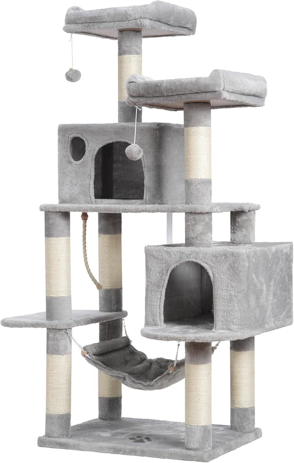 Cat Tree Tower with Sisal Scratching Posts, Big Condo, MPJ020W