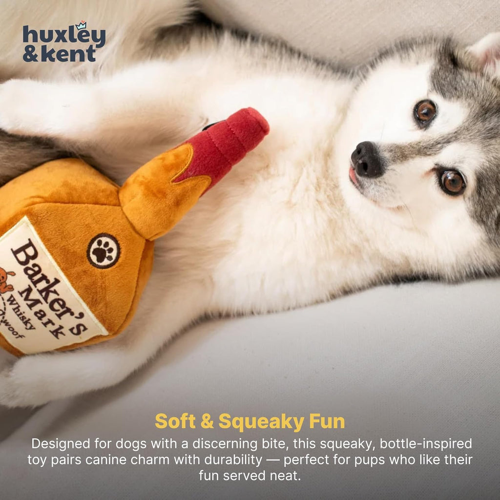 Power Plush Squeaky Dog Toy, Barker'S Mark, Large