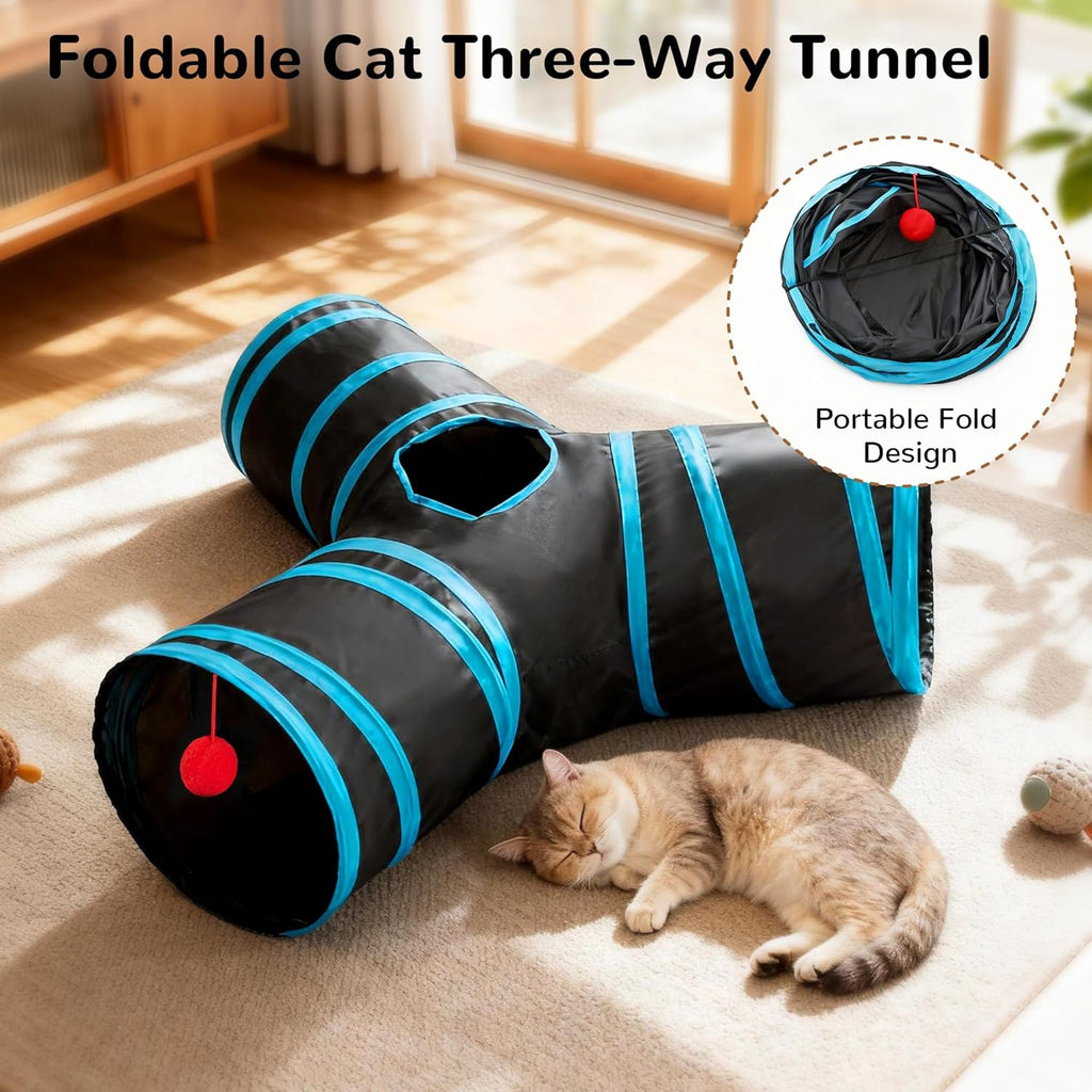 Pet Tunnel Tube Cat Toys, Cat Tunnels for Indoor Cats
