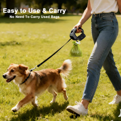 Dog Poop Bag Dispenser Holder Soft Waste Bags Roll Holders,2P Purple&Black